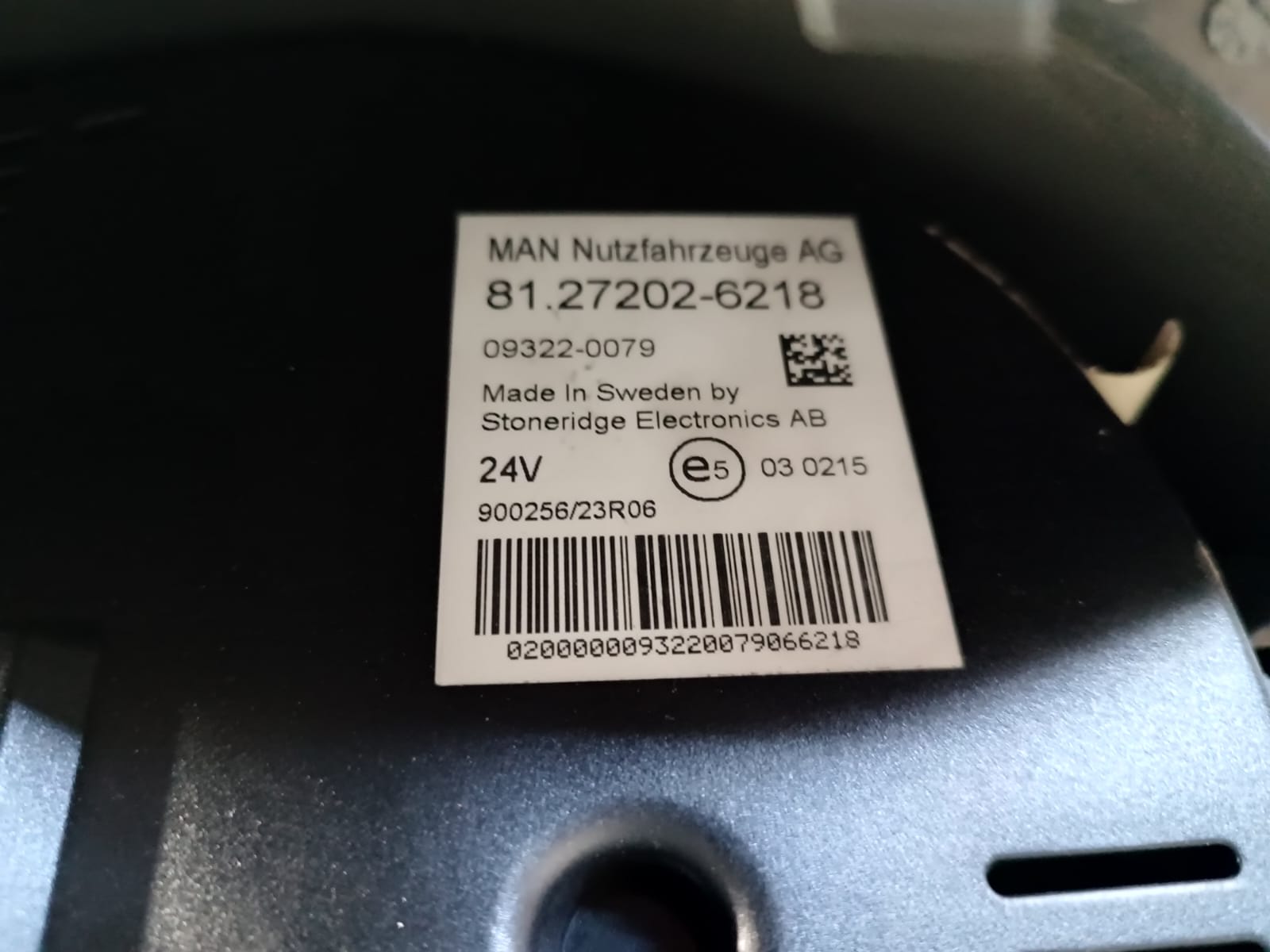 Kombiinstrument 81.27202-6218, 09322-0079